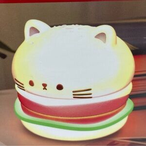 MIMI & COCO Cat Burger Night Light - Yellow and Red